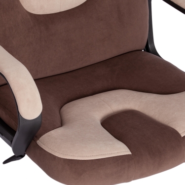 Кресло Tetchair NEO 2 22 флок Коричневый/бежевый 6/7
