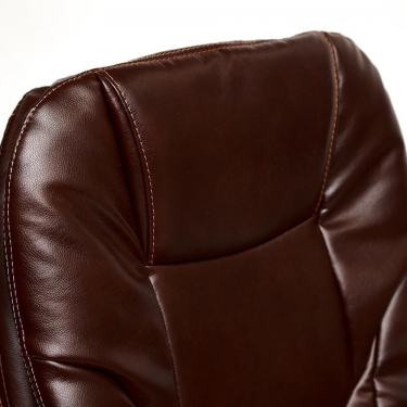 Кресло Tetchair SOFTY LUX кож/зам, коричневый, 2 TONE