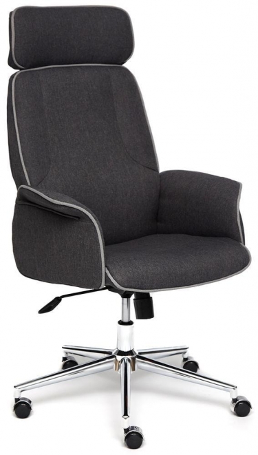 Кресло Tetchair CHARM ткань, серый/серый, F68/C27