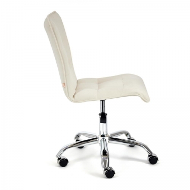 Кресло Tetchair ZERO флок , молочный, 4