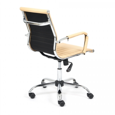 Кресло Tetchair URBAN-LOW кож/зам, бежевый, 36-34