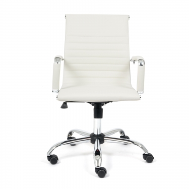 Кресло Tetchair URBAN-LOW кож/зам, белый, 36-01