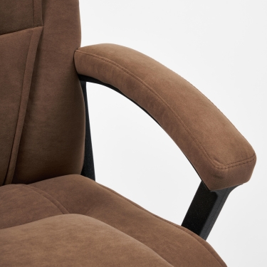 Кресло Tetchair BERGAMO флок , коричневый, 6