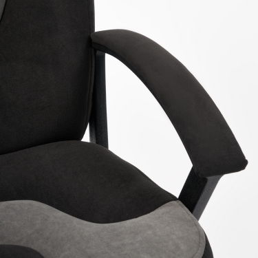 Кресло Tetchair NEO 3 флок , черный/серый, 35/29