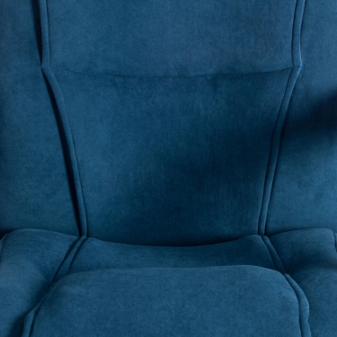 Кресло Tetchair BERGAMO 22 флок , синий, 32