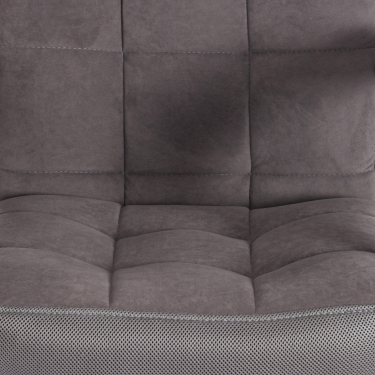 Кресло Tetchair TRENDY 22 флок/ткань, серый, 29/TW-12