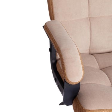 Кресло Tetchair TRENDY 22 флок/ткань, бежевый/бронза, 7/TW-21