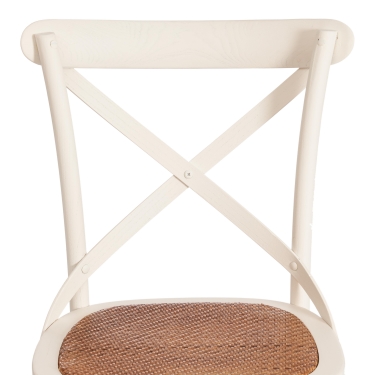 Стул Tetchair CROSS mod.CB2001 Белый butter white