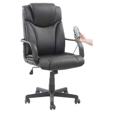 Кресло с массажным модулем BRABIX BRABIX Relax MS-001 Черный