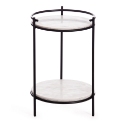 Стул Tetchair FRATELLI mod.8415 металл/экокожа/хром, 44х62х97х47см, слоновая кость окантовка пепельно- коричн.