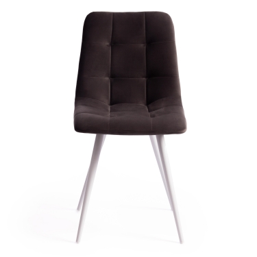 Стул Tetchair CHILLY mod. 7095-1 ткань/металл, 45x53х88 см, высота до сиденья 50 см, серый barkhat 26/черный