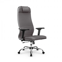 Кресло руководителя Метта Мetta L 1m 38K2/4D Infinity Easy Clean MPES Комплект 7 Серое
