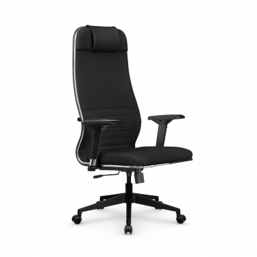 Кресло руководителя Метта Мetta L 1m 38K2/4D Infinity Easy Clean MPES Комплект 8 Черное