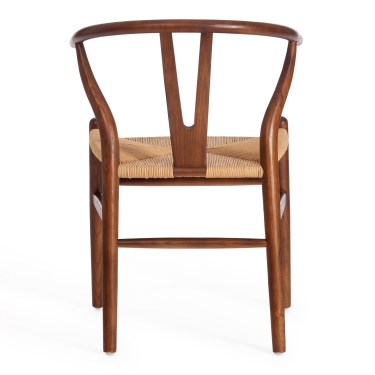 Стул Tetchair WISHBONE mod.CB2212 дерево вяз, 5750.579.5, Темный Орех 5