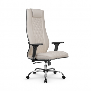 Кресло руководителя Метта Мetta L 1m 50M/2D Infinity Easy Clean MPES Комплект 5 Светло-бежевое