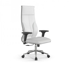 Кресло руководителя Метта Мetta L 1m 46/2D Infinity Easy Clean MPES Комплект 7 Белое