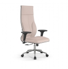Кресло руководителя Метта Мetta L 1m 46/2D Infinity Easy Clean MPES Комплект 7 Молочное