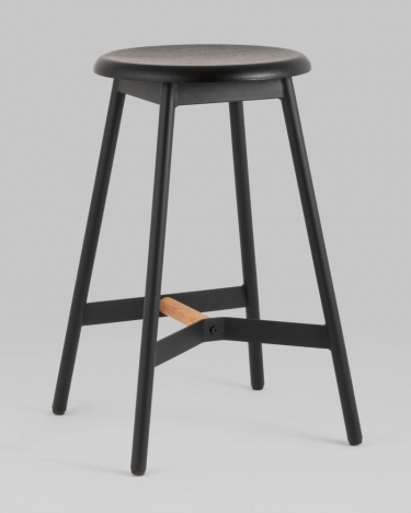 Стул полубарный Stool Group Knobb 650 см Черный