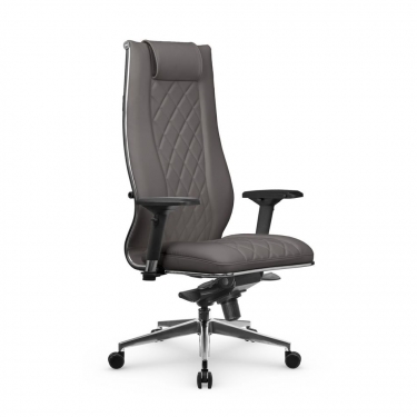 Кресло руководителя Метта МЕТТА L 1m 50M/4D Infinity Easy Clean MPES Комплект 2 Серое