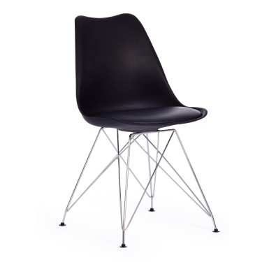 Стул Tetchair TULIP IRON CHAIR mod.EC-123 металл/пластик, 54,54883,5см, черный