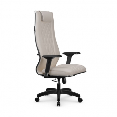 Кресло руководителя Метта МЕТТА L 1m 50M/4D Infinity Easy Clean MPES Комплект 8 Светло-бежевое