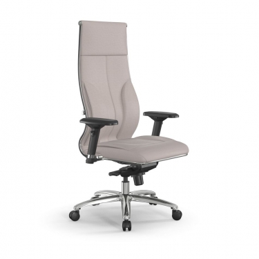 Кресло руководителя Метта Мetta L 1m 46/4D Infinity Easy Clean MPES Комплект 1 Светло-бежевое