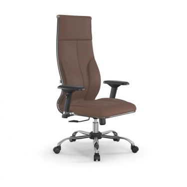 Кресло руководителя Метта Мetta L 1m 46/4D Infinity Easy Clean MPES Комплект 5 Светло-коричневое