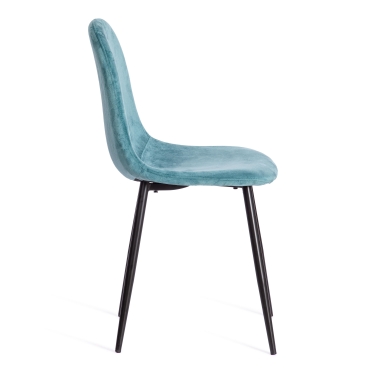 Стул Tetchair BREEZE mod. 4724 вельвет/металл, 44 х 53 х 87 см, Light lavander светло-лавандовый HLR26 / белый