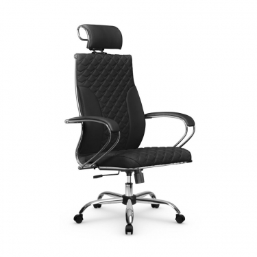 Кресло руководителя Метта Metta L 2c 44C/K116 Infinity Easy Clean MPES Комплект 5 Черное