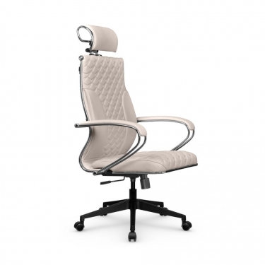 Кресло руководителя Метта Metta L 2c 44C/K116 Infinity Easy Clean MPES Комплект 6 Светло-бежевое
