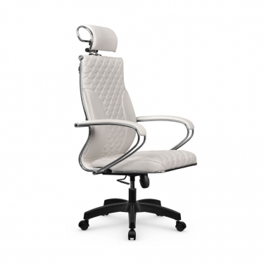 Кресло руководителя Метта Metta L 2c 44C/K116 Infinity Easy Clean MPES Комплект 8 Белое