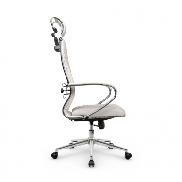 Кресло руководителя Метта Metta L 2c 44C/K116 Infinity Easy Clean MPES Комплект 9 Белое