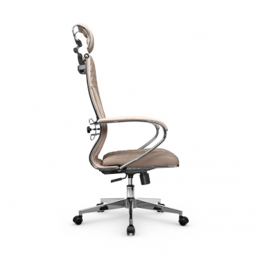 Кресло руководителя Метта Metta L 2c 44C/K116 Infinity Easy Clean MPES Комплект 3 Темно-бежевое