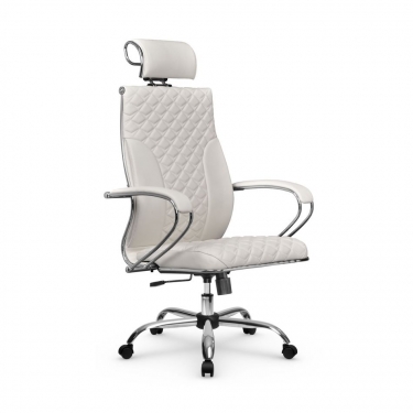 Кресло руководителя Метта Metta L 2c 44C/K116 Infinity Easy Clean MPES Комплект 5 Белое