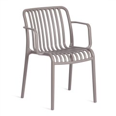 Стул Tetchair LANCASTER mod. 38-1 пластик, 55.5 х 58 х 80 см, Grey Cерый 34630