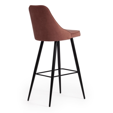 Стул Tetchair MANTRA mod. 713 ткань/металл, 49х61х82 см, высота до сидения 49 см, темно-серый barkhat 14/черный