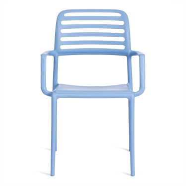 Стул Tetchair VALUTTO mod. 54 пластик, 58 х 57 х 86 см , Pale blue бледно-голубой 33780