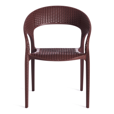 Стул Tetchair TINTO mod. PC59 пластик, 60 х 63 х 83 см, Brown коричневый