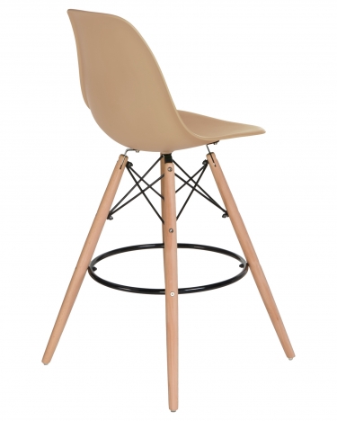 Стул барный DOBRIN DOBRIN DSW BAR Бежевый GR-03
