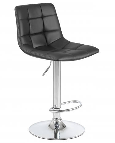 Стул барный DOBRIN DOBRIN TAILOR экокожа Черный