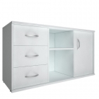 Тумба под оргтехнику сервисная Рива Riva А.МТ-2 Белый