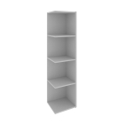 Модуль приставной 4 ячейки Рива LOCKER plus LK.PM-4 Серый