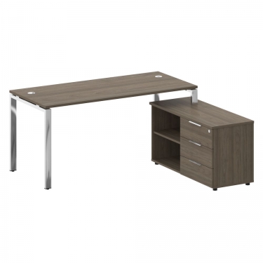 Перегородки на металлических опорах на фетровых подпятниках Рива R-line DP.F-120-180 Денвер Светлый