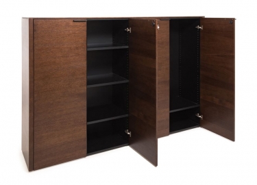Шкаф для бумаг с гардеробом Profoffice RAIL SET_Wardr.+Bookcase_RT Дуб Табак