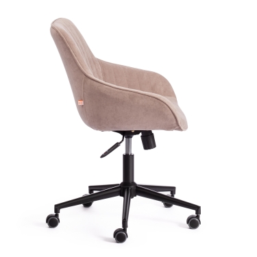 Кресло офисное Tetchair DUBLIN велюр Clermon, бежевый, 40
