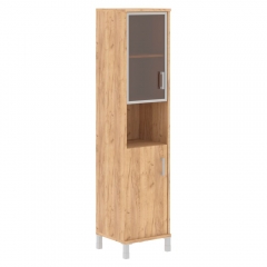 Стеллаж стекло в раме Skyland В431.9 L Дуб Бофорд