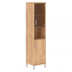 Стеллаж стекло тонированное Skyland B431.10 R Дуб Бофорд