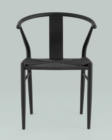Стул обеденный Stool Group Wishbone Style Черный