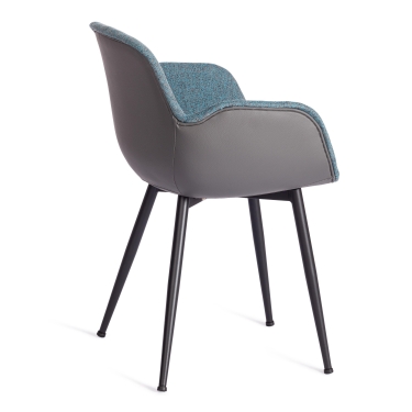 Стул складной Tetchair FOLDER mod. 3017H каркас металл, сиденье/спинка пластик, 49 x 46.5 x 73.5 см, black черный / grey серый