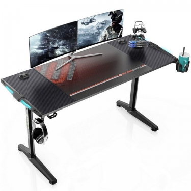 Стол для компьютера для геймеров Eureka EUREKA GIP 55 Black